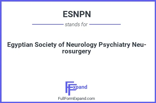 Full form of ESNPN