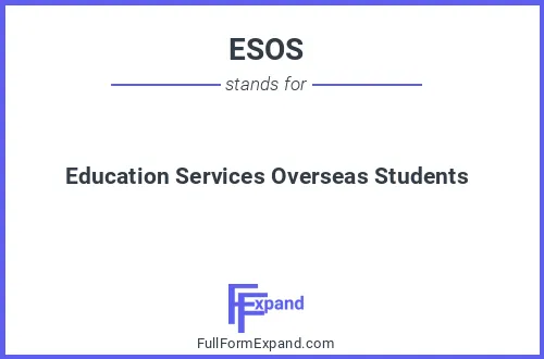 Full form of ESOS