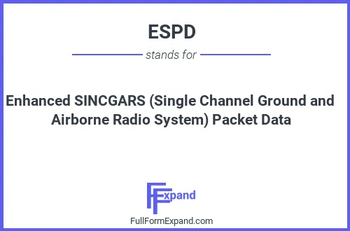 Full form of ESPD