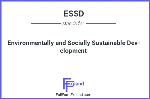 Full form of ESSD