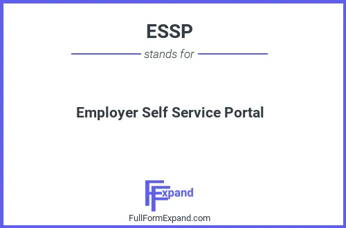 Full form of ESSP