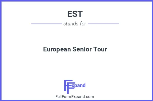 Full form of EST
