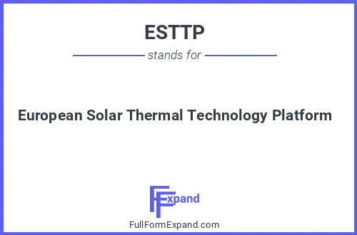 Full form of ESTTP