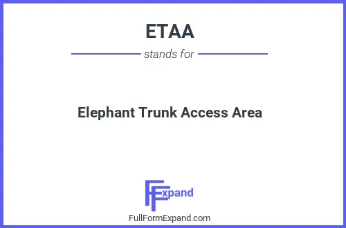 Full form of ETAA