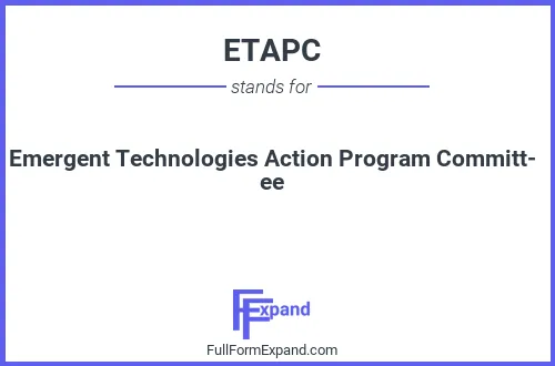 Full form of ETAPC