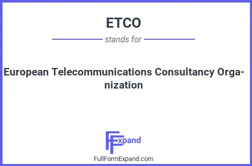 Full form of ETCO