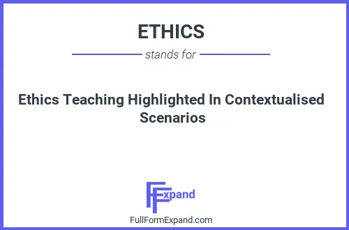 Full form of ETHICS