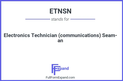 Full form of ETNSN