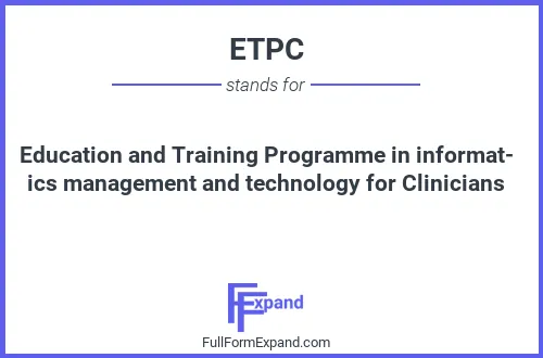 Full form of ETPC
