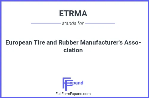 Full form of ETRMA