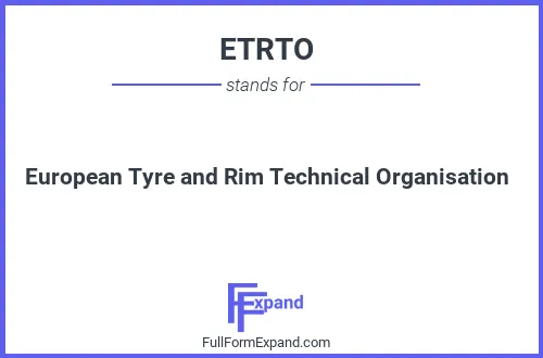 Full form of ETRTO