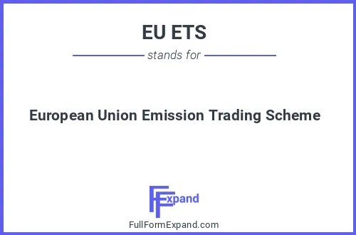 Full form of EU ETS