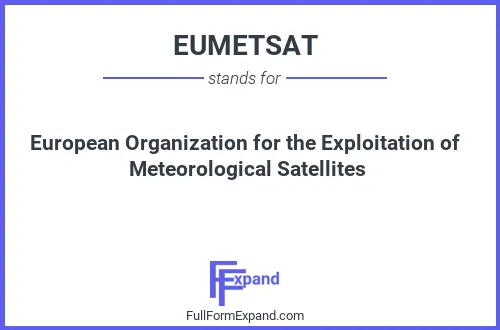 Full form of EUMETSAT