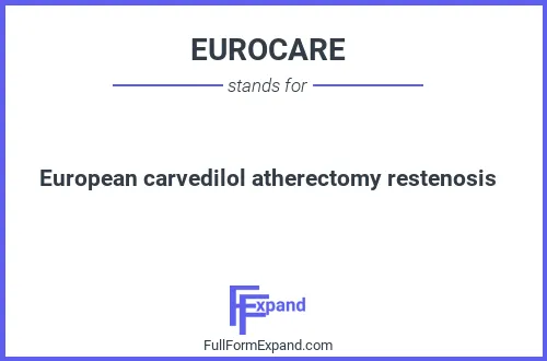 Full form of EUROCARE
