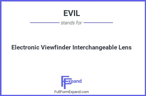 Full form of EVIL