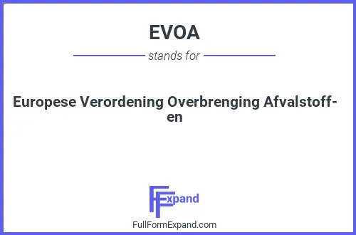 Full form of EVOA
