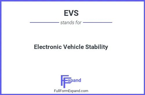 Full form of EVS