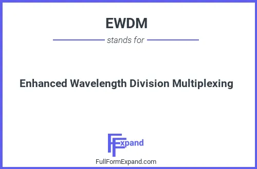 Full form of EWDM