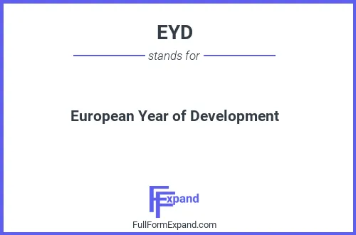 Full form of EYD