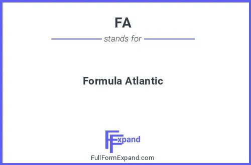 Full form of FA