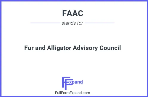 Full form of FAAC