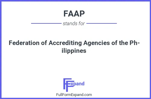 Full form of FAAP
