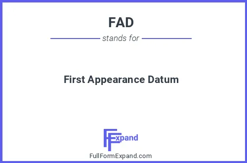 Full form of FAD