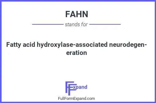 Full form of FAHN