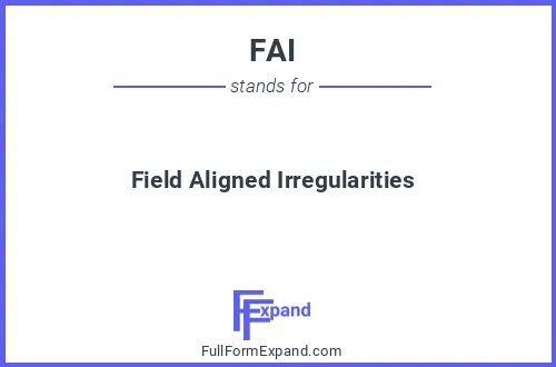 Full form of FAI