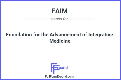 Full form of FAIM
