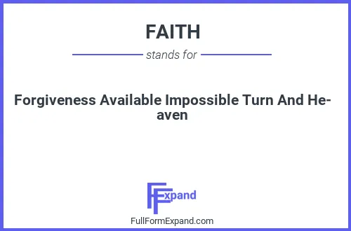 Full form of FAITH
