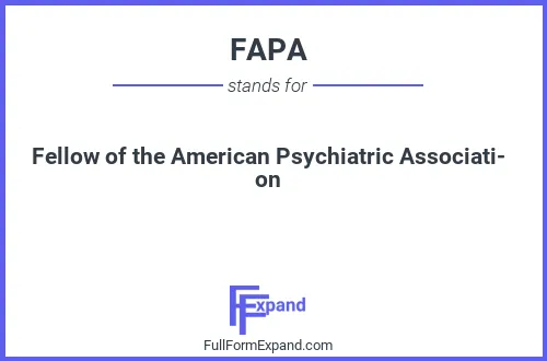 Full form of FAPA