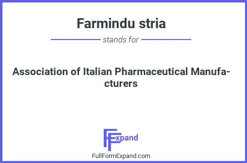 Full form of Farmindu stria