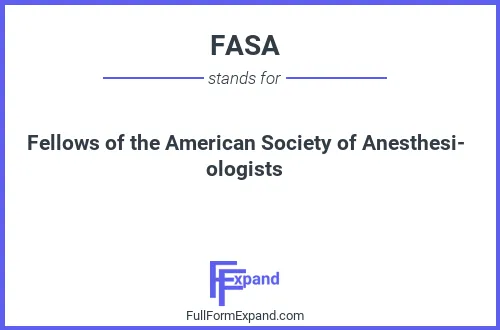 Full form of FASA