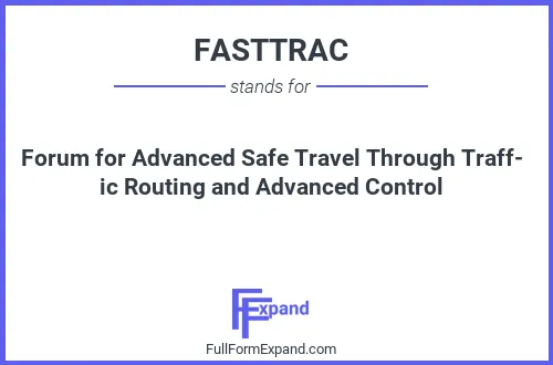 Full form of FASTTRAC