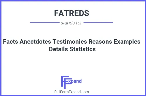 Full form of FATREDS