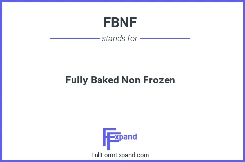 Full form of FBNF
