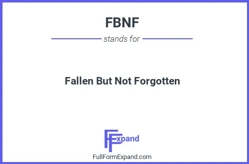 Full form of FBNF