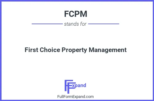 Full form of FCPM