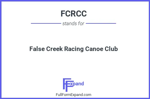 Full form of FCRCC