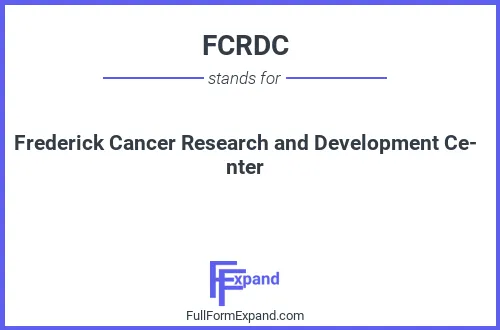 Full form of FCRDC