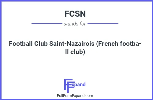 Full form of FCSN