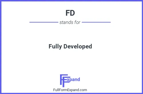Full form of FD