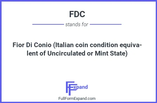Full form of FDC
