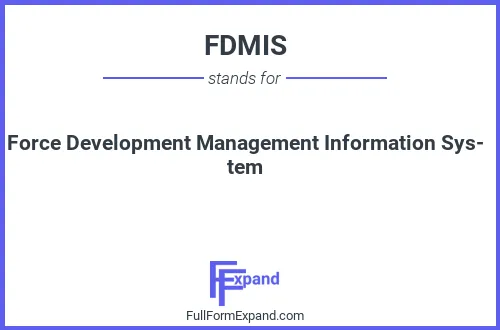 Full form of FDMIS