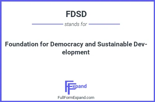 Full form of FDSD