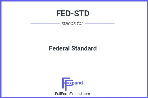 Full form of FED-STD