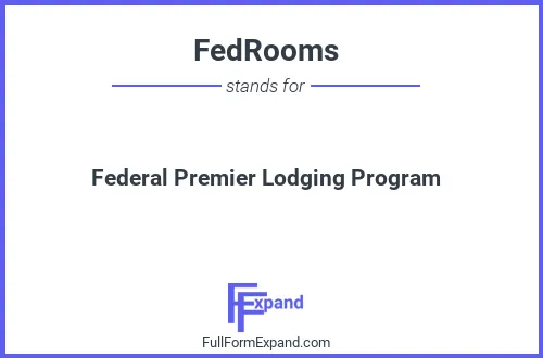 Full form of FedRooms