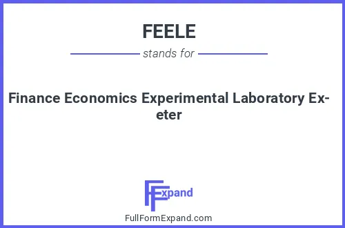 Full form of FEELE
