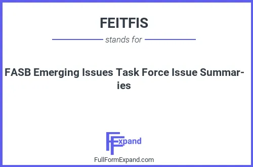 Full form of FEITFIS